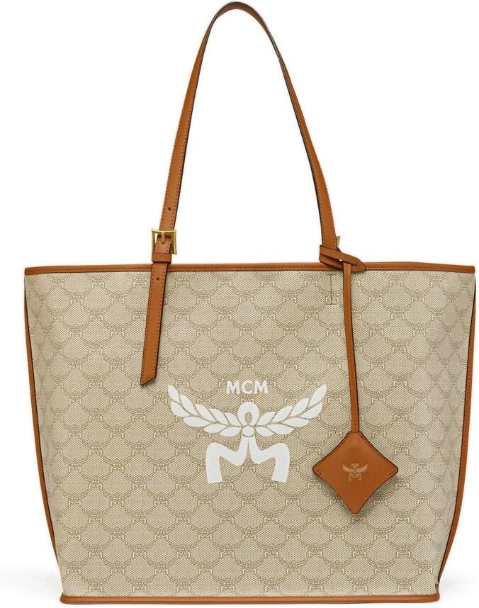 MCM Shoppers Himmel Lts Shopper Med I9 One Size in bruin