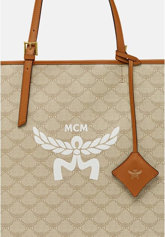 MCM Shoppers Himmel Lts Shopper Med I9 One Size in bruin - Foto 7