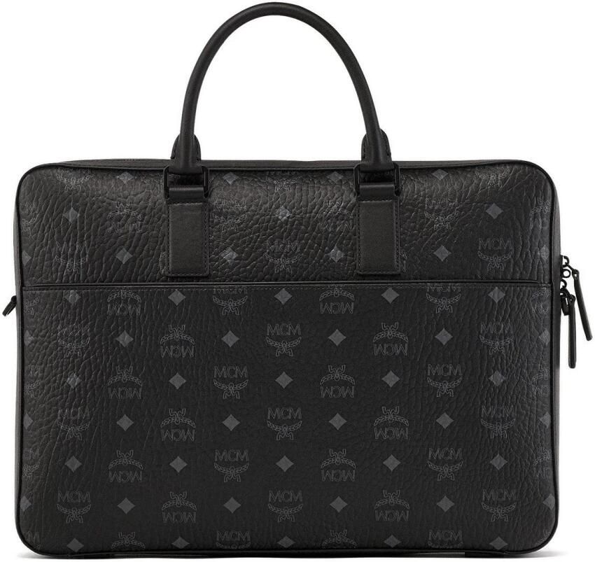 MCM Laptoptassen Klassik Vi Tote Large in zwart - Foto 2