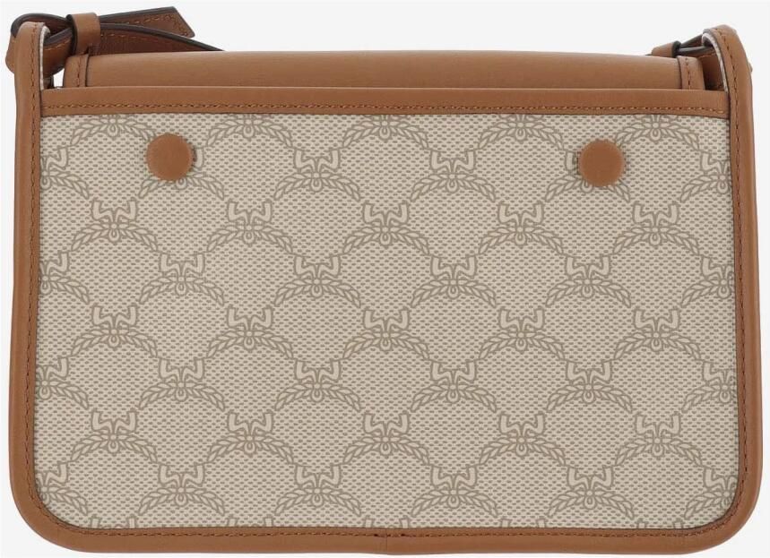MCM Stijlvolle Schoudertas met Magneetsluiting Brown Dames - Foto 5