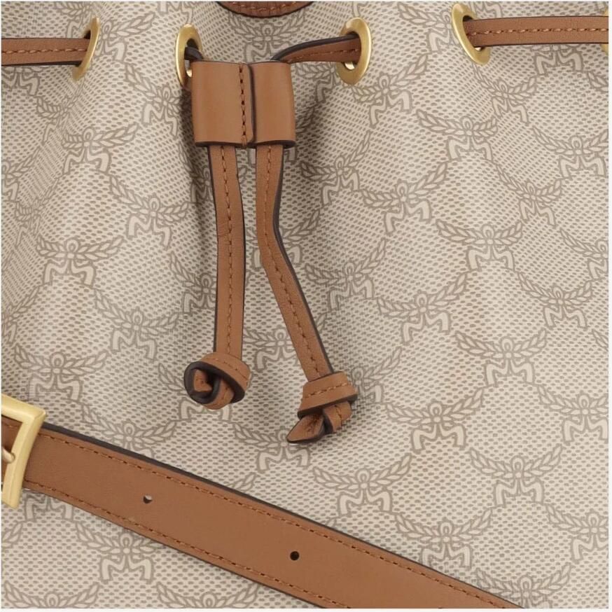 MCM Stijlvolle Schoudertas met Magneetsluiting Brown Dames - Foto 2