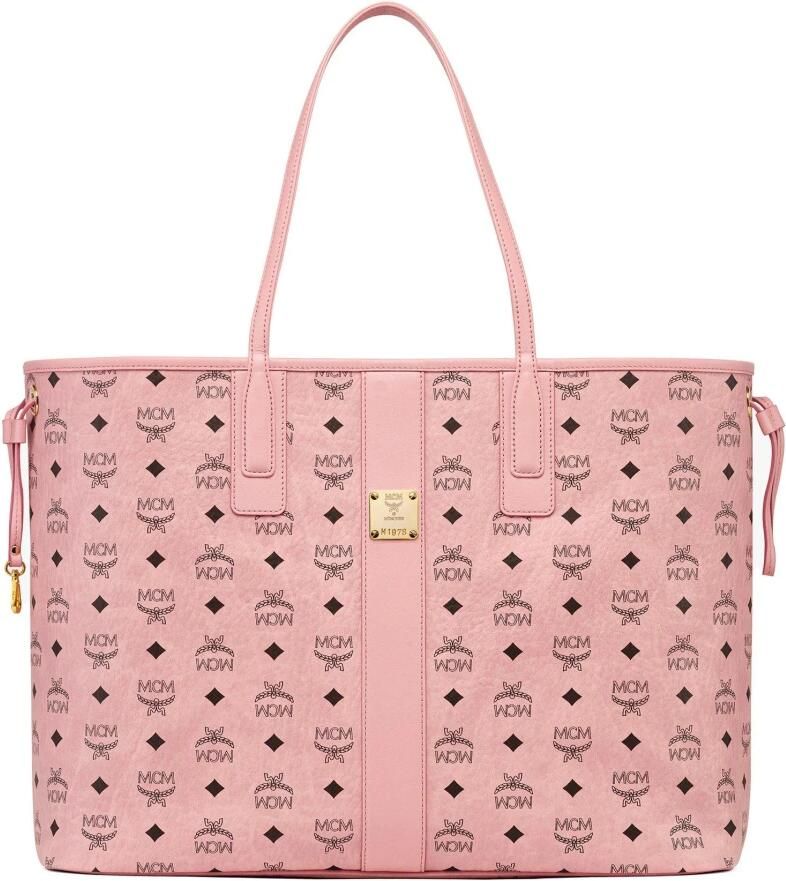 MCM Shoppers Liz Vi Shopper Lrg Pz in poeder roze