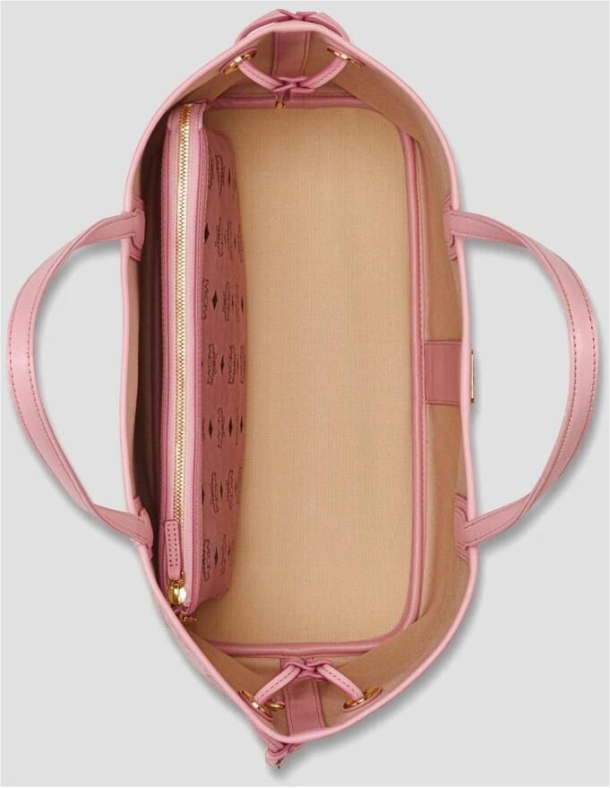 MCM Shoppers Liz Shopper in poeder roze - Foto 3