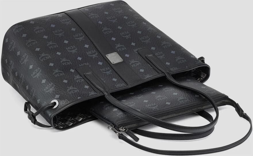 MCM Shoppers Liz Vi Shopper Med Bk One Size in zwart - Foto 7