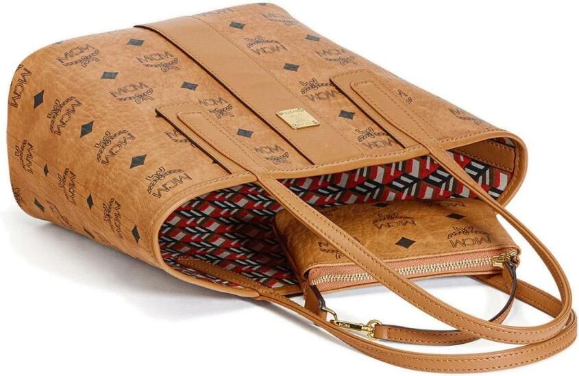 MCM Shoppers Liz Vi Shopper Mini Cognac in cognac - Foto 3