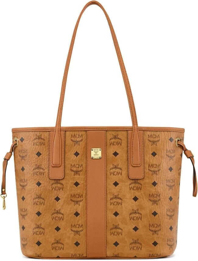 MCM Shoppers Liz Vi Shopper Sml Co One Size in cognac