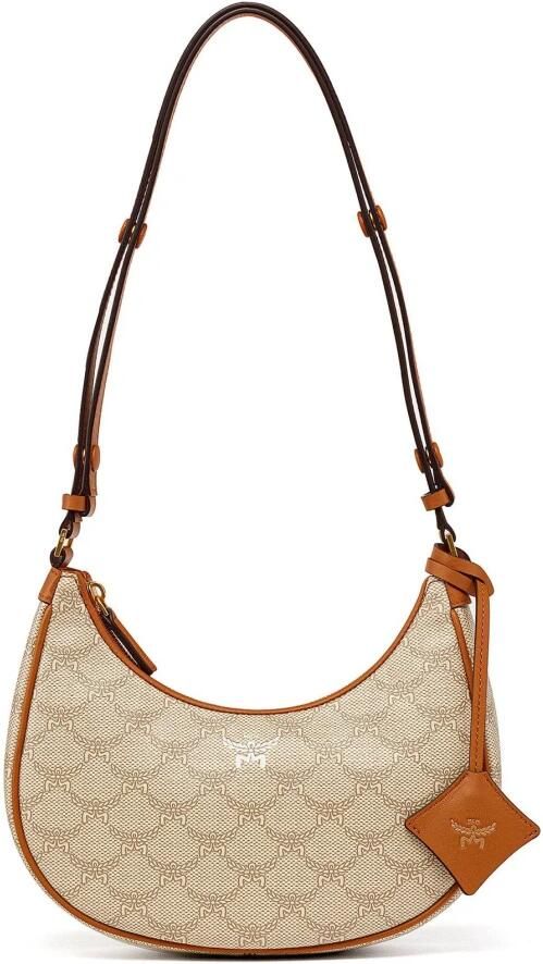MCM Hobo bags Himmel Lts Hobo Sml I9 One Size in crème - Foto 6