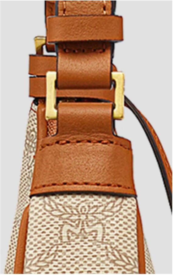 MCM Hobo bags Himmel Lts Hobo Sml I9 One Size in crème - Foto 5