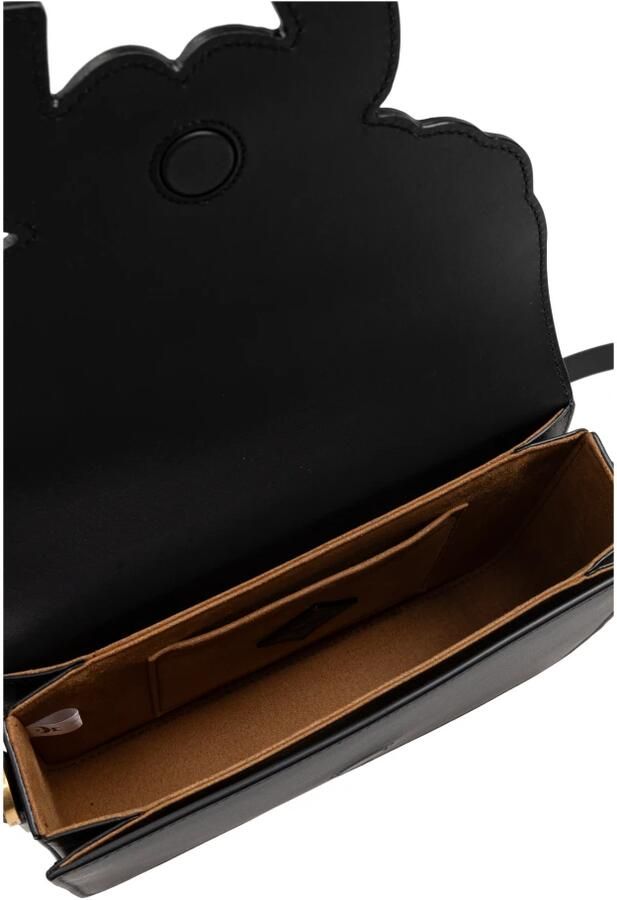MCM Crossbody bags Himmel Leather Maxi Hn Crossbody Small in zwart - Foto 7