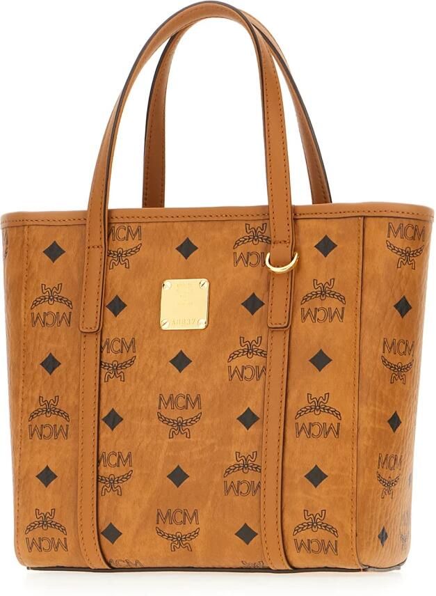 MCM Shoppers Toni Vi Shopper Mni Co One Size in cognac - Foto 5
