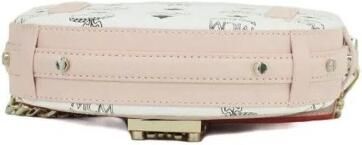 MCM Handtas Mini Rode Visetos Leren Crossbody Heuptas - Foto 3