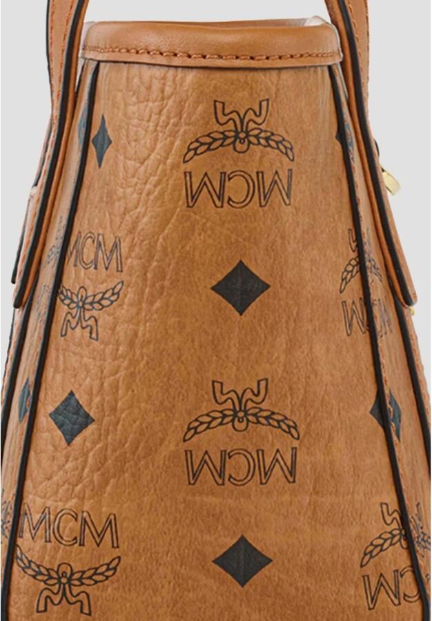 MCM Toni Shopper met bovenrits in Visetos Brown Dames - Foto 2