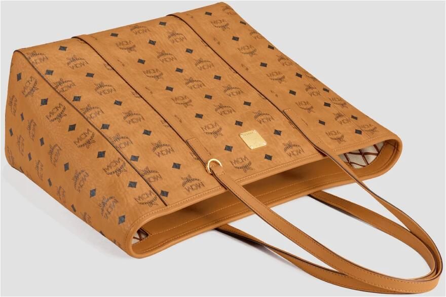 MCM Shoppers Toni Vi Shopper Med Co One Size in cognac - Foto 9