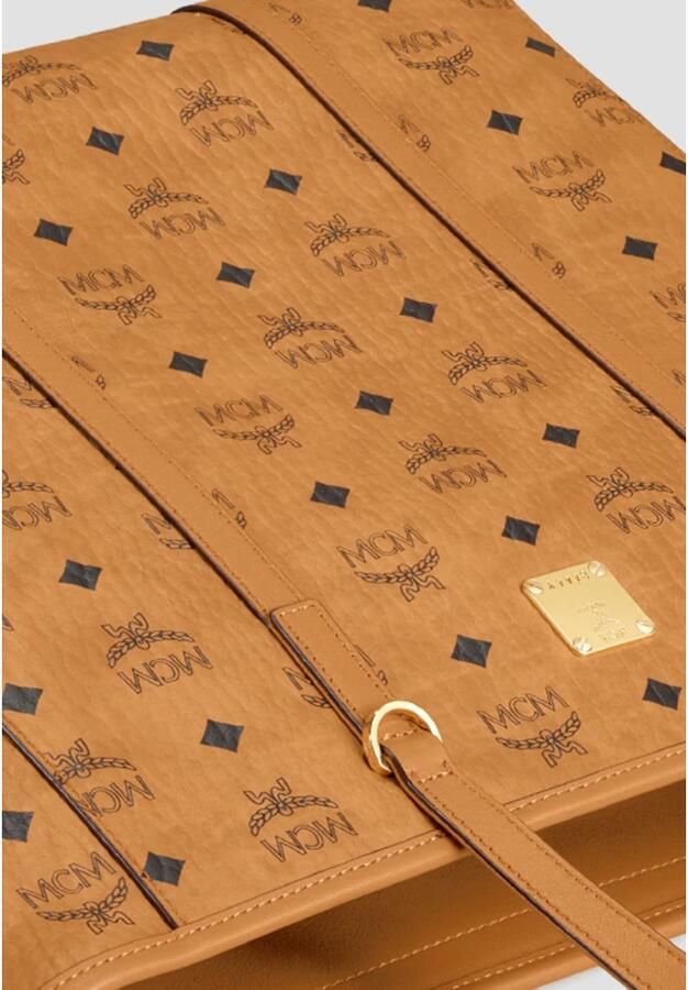 MCM Shoppers Toni Vi Shopper Med Co One Size in cognac - Foto 7