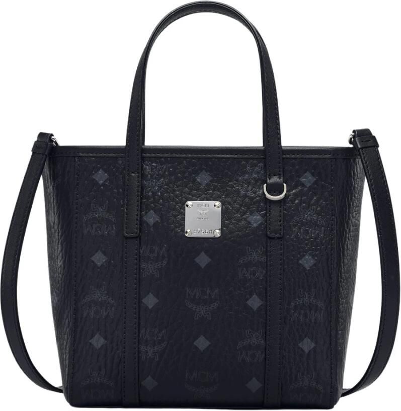 MCM Shoppers Toni Vi Shopper Mni Bk One Size in zwart - Foto 4
