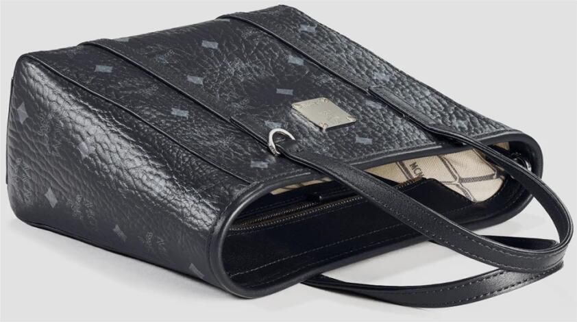 MCM Shoppers Toni Vi Shopper Mni Bk One Size in zwart - Foto 9