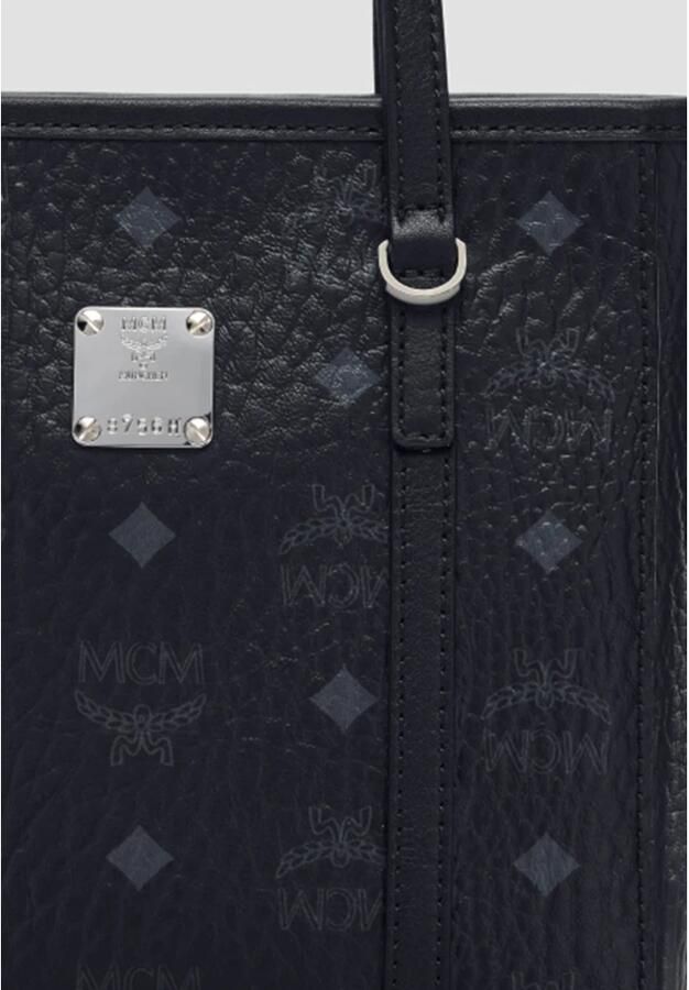 MCM Shoppers Toni Vi Shopper Mni Bk One Size in zwart - Foto 6