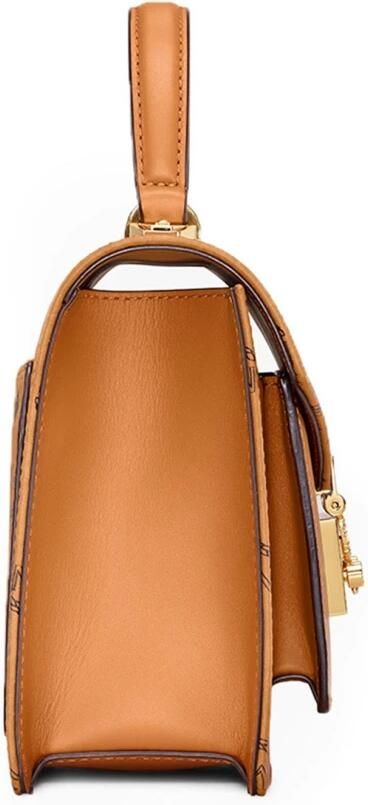 MCM Satchels Tracy Vi Satchel Sml Co One Size in cognac - Foto 9