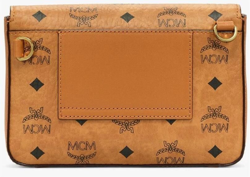 MCM Tracy Schoudertas in Visetos Brown Dames - Foto 2