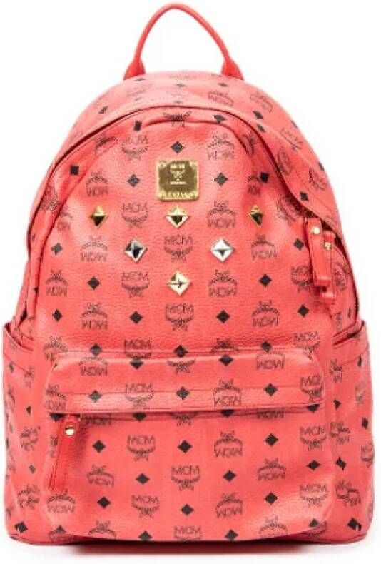MCM Pre-owned Canvas backpacks Rood Dames