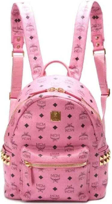 MCM Pre-owned Canvas backpacks Roze Dames