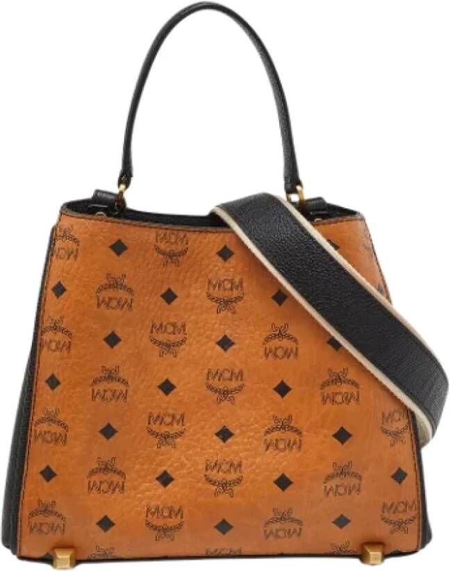 MCM Pre-owned Canvas totes Beige Dames