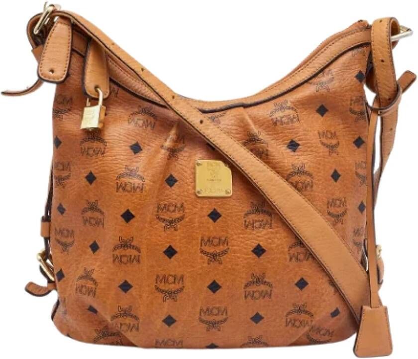 MCM Pre-owned Fabric handbags Bruin Dames