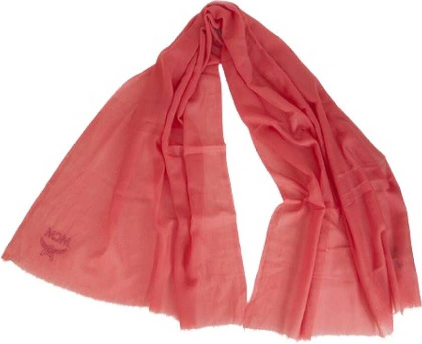 MCM Pre-owned Grote sjaal Pashmina -sjaal Roze Dames