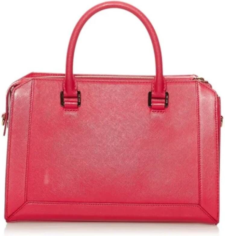 MCM Pre-owned Leather handbags Rood Dames