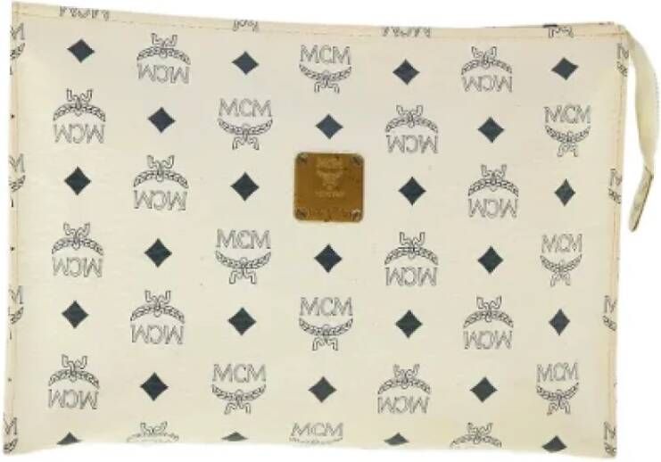 MCM Pre-owned Leather handbags Wit Dames