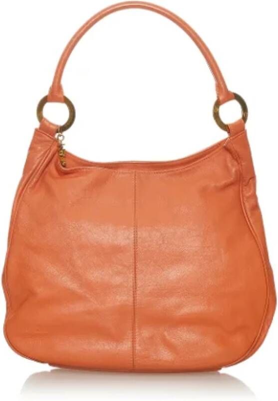 MCM Pre-owned Leather shoulder-bags Orange Dames