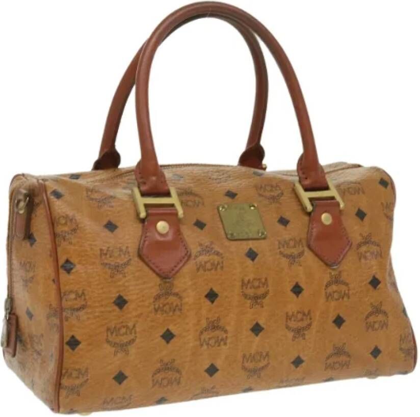 MCM Pre-owned Leather travel-bags Bruin Dames