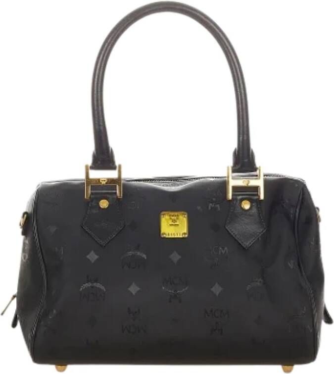 MCM Pre-owned Nylon handbags Zwart Dames
