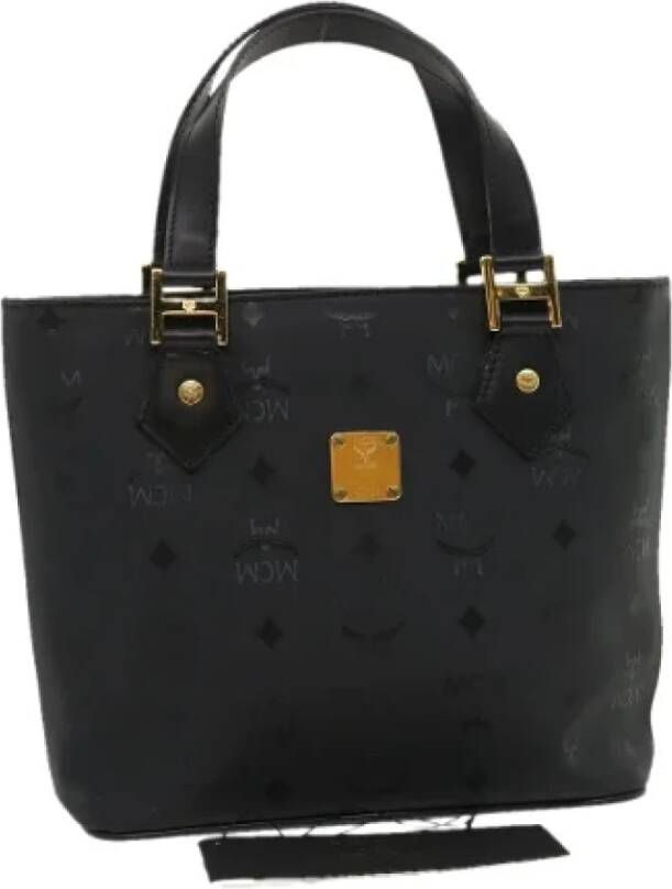 MCM Pre-owned Canvas handbags Zwart Dames