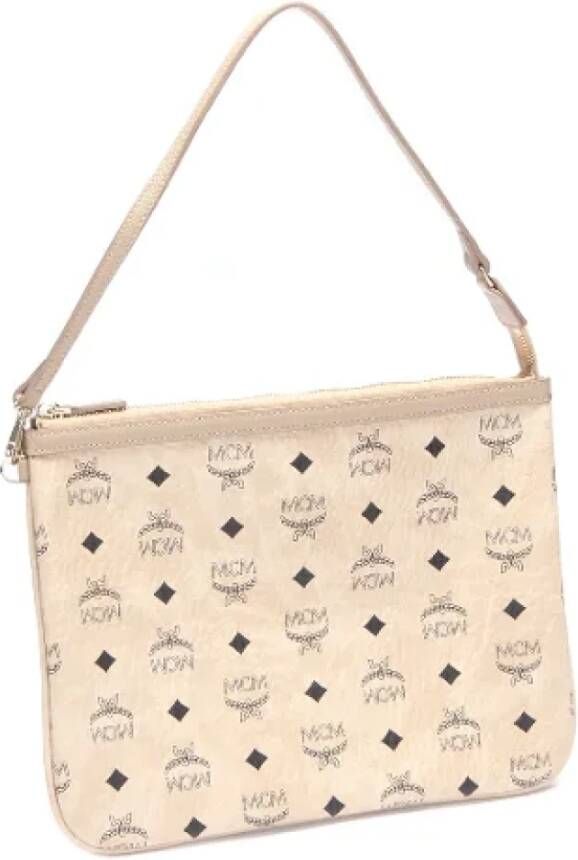 MCM Pre-owned Pre-owned Canvas shoulder-bags Beige Dames