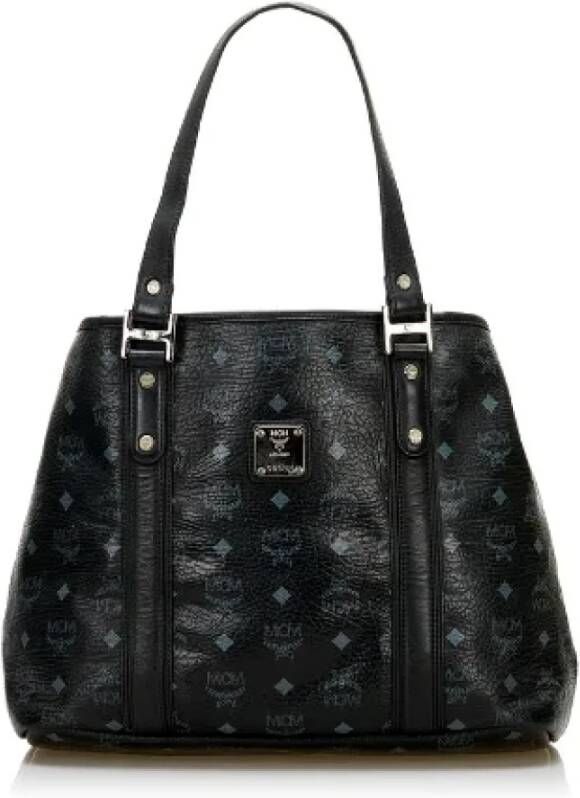 MCM Pre-owned Pre-owned Coated canvas handbags Zwart Dames