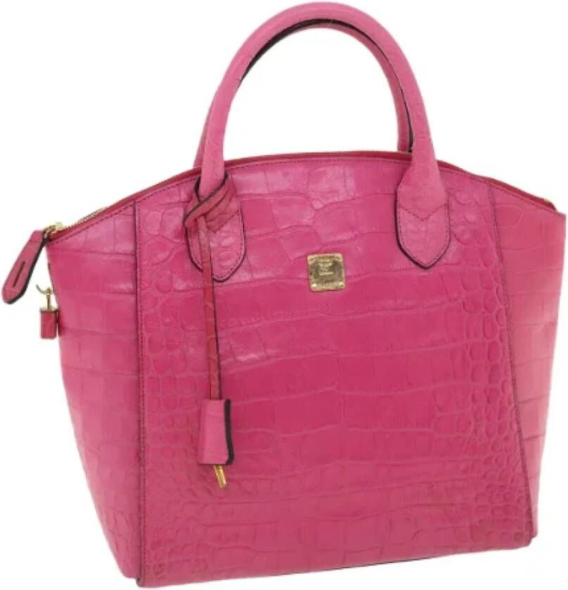 MCM Pre-owned Handbag Roze Dames