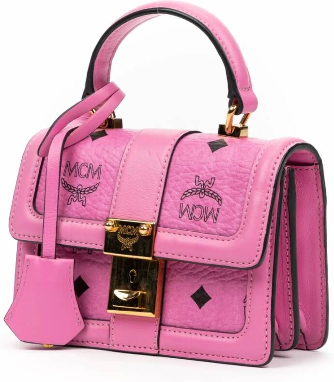 MCM Pre-owned Pre-owned Handbags Roze Dames