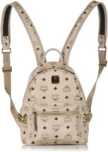 MCM Pre-owned Pre-owned Leather backpacks Beige Dames
