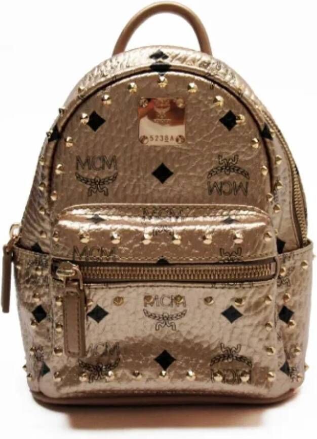 MCM Pre-owned Leather backpacks Bruin Dames