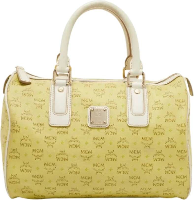 MCM Pre-owned Leather handbags Groen Dames