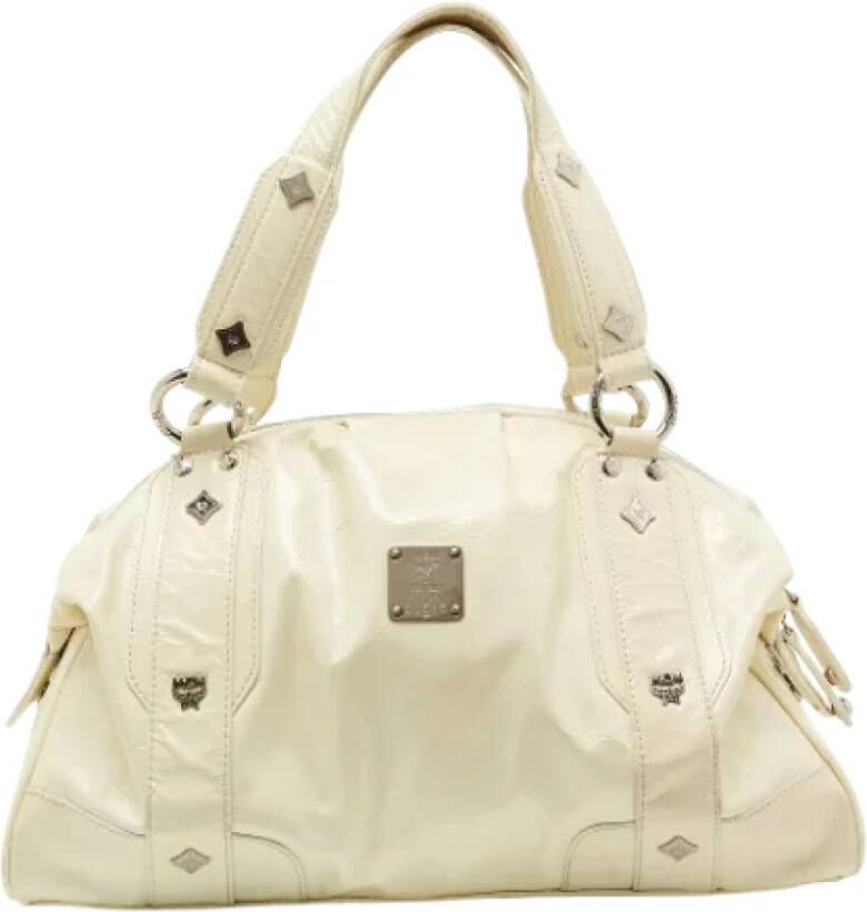 MCM Pre-owned Leather handbags White Dames