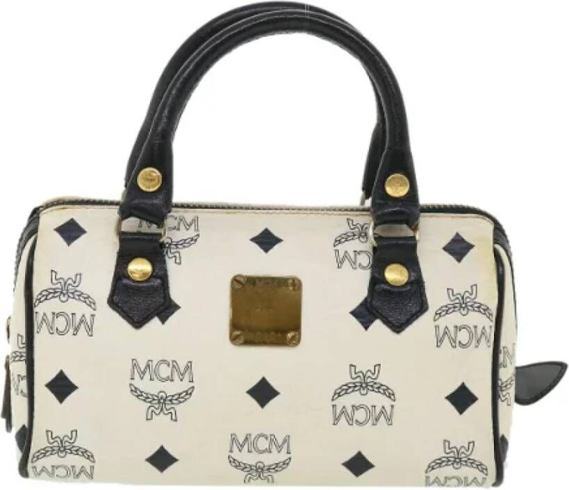 MCM Pre-owned Leather handbags White Dames