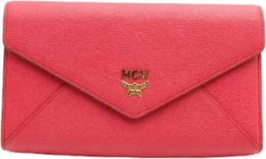 MCM Pre-owned Pre-owned Leather shoulder-bags Rood Dames