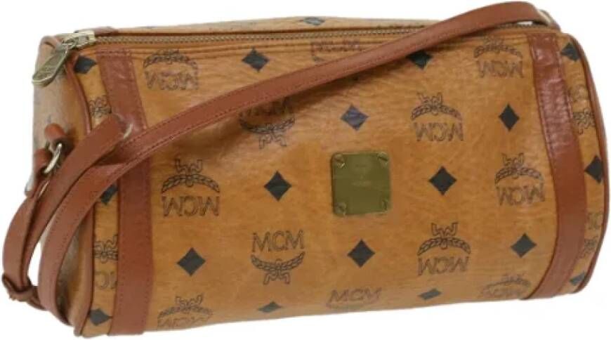 MCM Pre-owned Pre-owned Shoulder Bags Bruin Dames