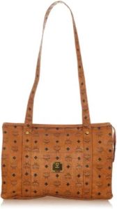 MCM Pre-owned Pre-owned Totes Bruin Dames