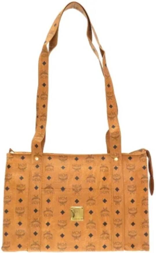 MCM Pre-owned totes Bruin Dames