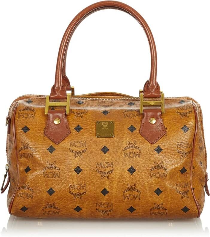 MCM Pre-owned Tweedehands handtas Bruin Dames