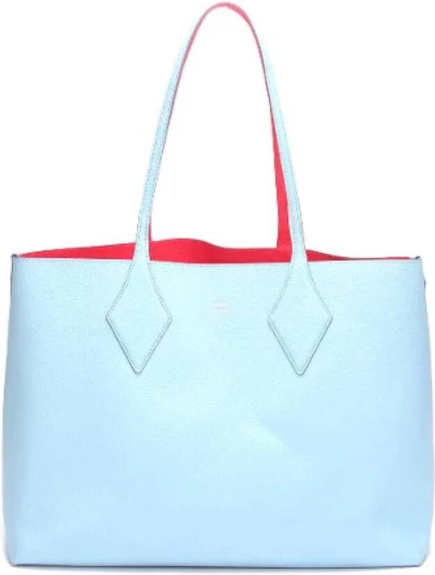 MCM Pre-owned Voldoende lederen bakken Blauw Dames
