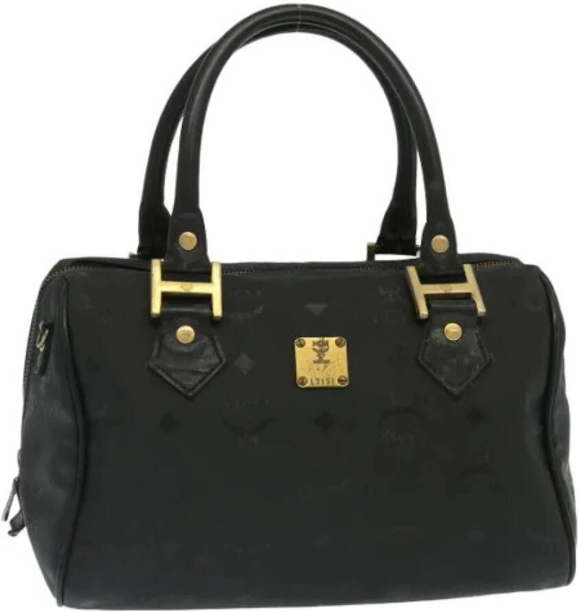 MCM Pre-owned Voldoende lederen handtassen Zwart Dames